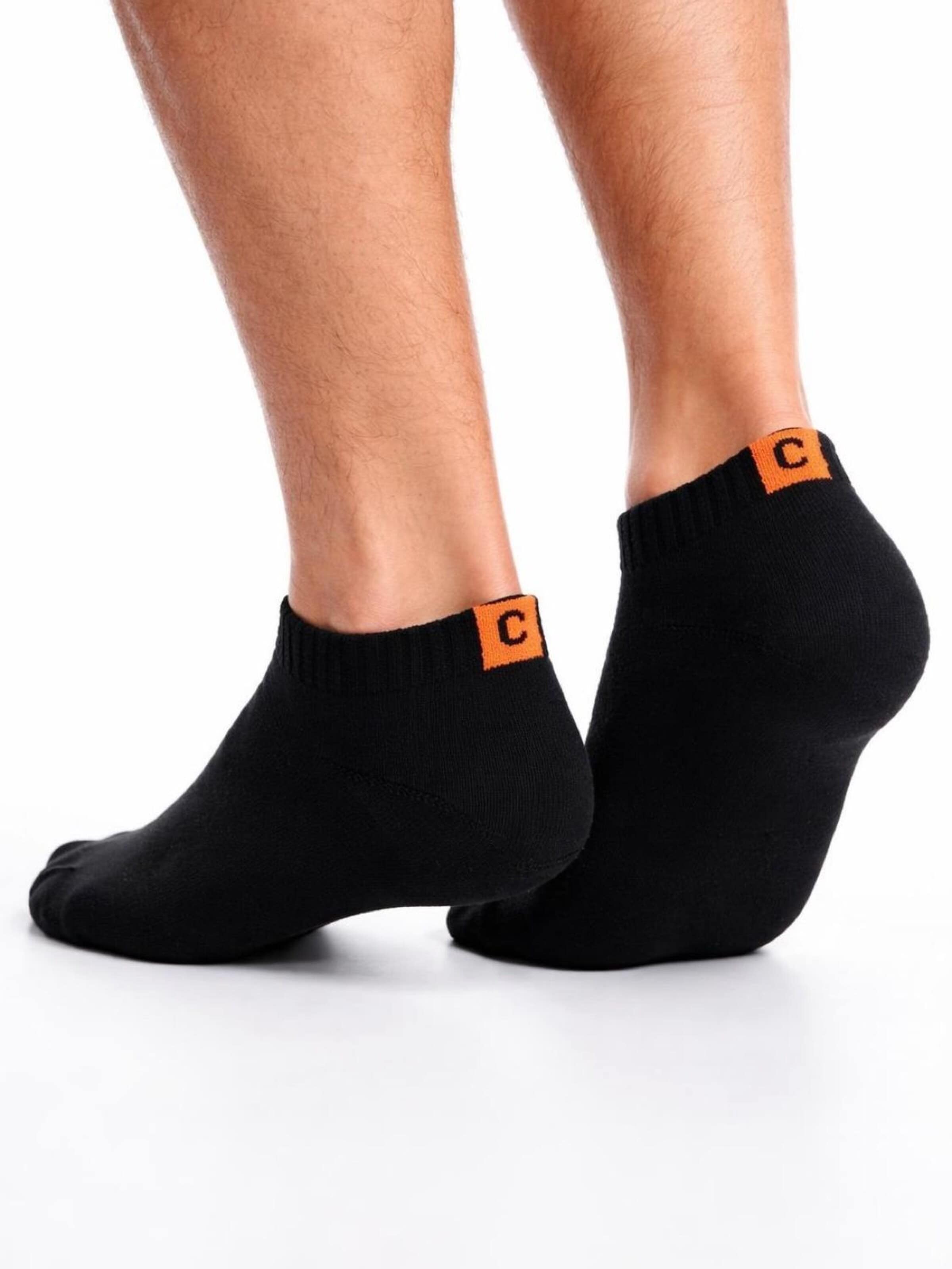Cocain Underwear Athletic Socks 'mit Frotteesohle' in Black: front