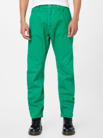 G-Star RAW - regular Vaquero en verde: frente