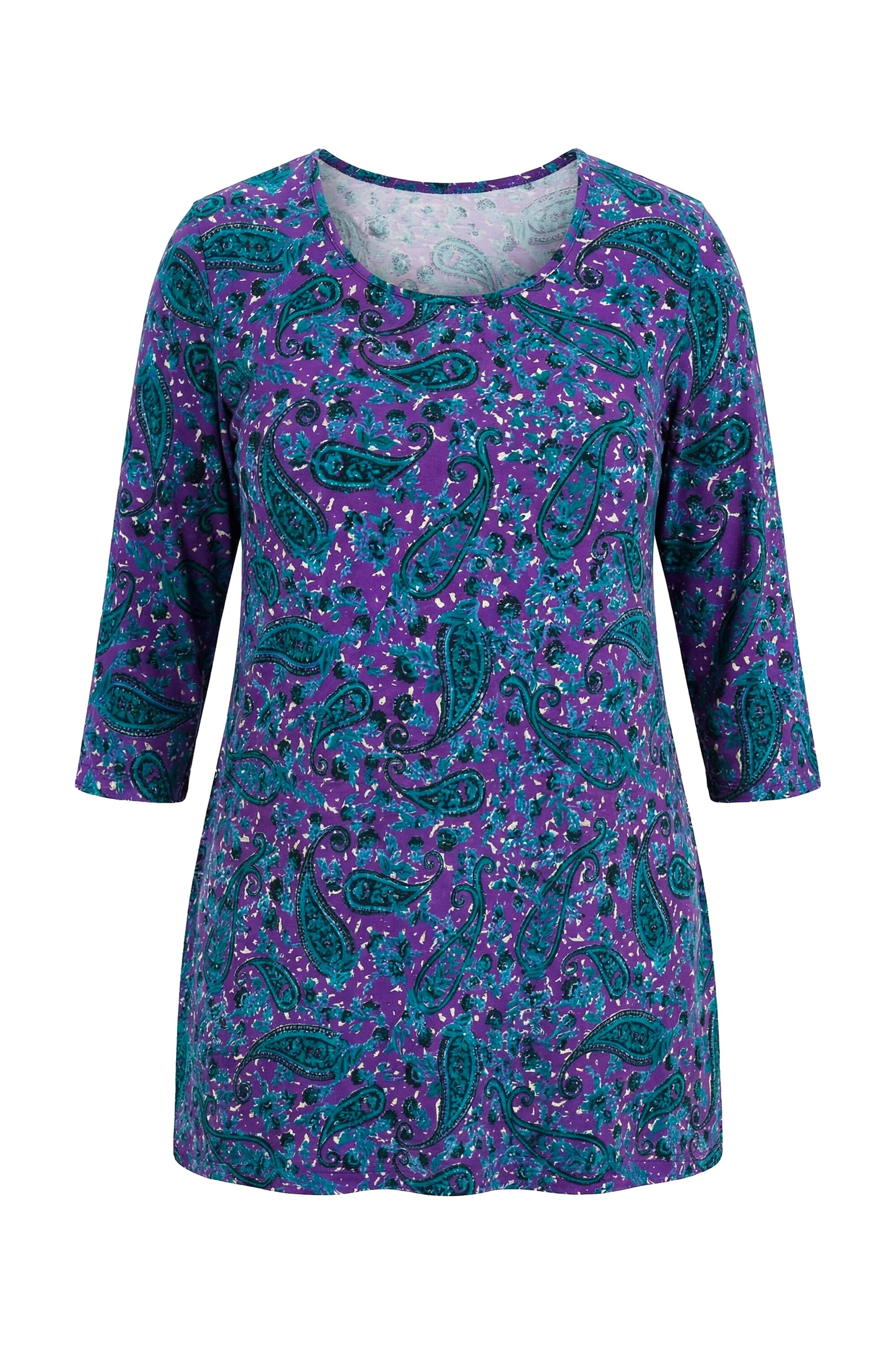 Ulla Popken Shirt in Purple: front