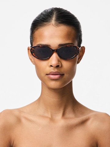 PIECES Zonnebril 'PCSANNA' in Bruin