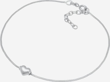 ELLI Fußschmuck Herz in Silber