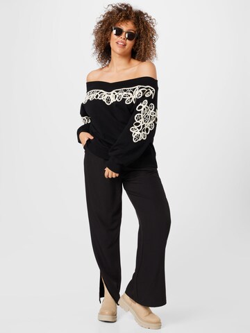 ONLY Carmakoma Loose fit Pants 'SALLY' in Black