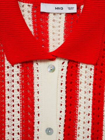 Cardigan 'Cinque' MANGO en rouge