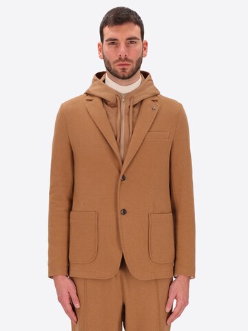 Distretto12 Regular Fit Sakko in Beige: Vorderseite