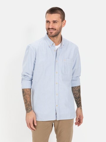 CAMEL ACTIVE Regular Fit Hemd in Blau: Vorderseite