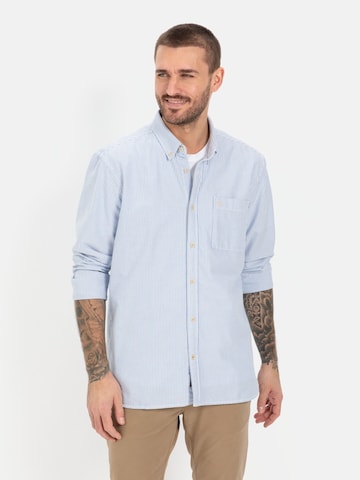 CAMEL ACTIVE Regular fit Button Up Shirt in Blue: front