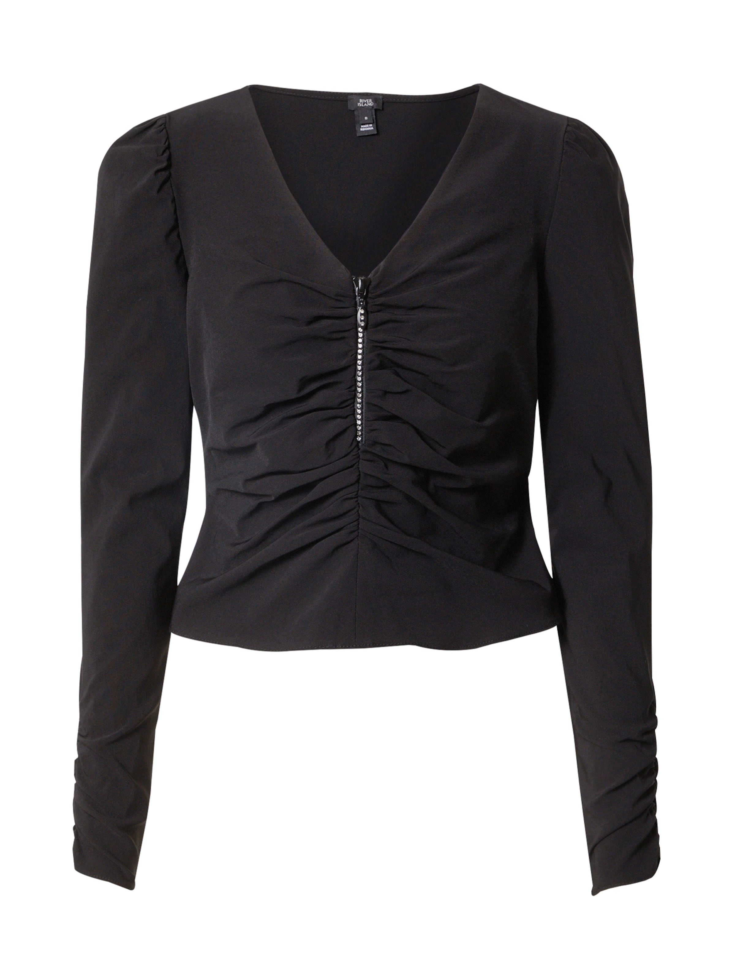 River Island Bluzka w kolorze czarny: przód