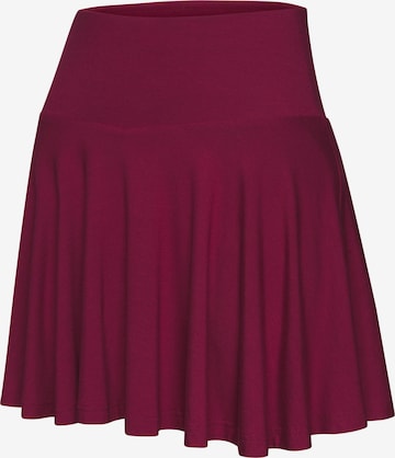 VIVANCE Skinny Skirt in Red