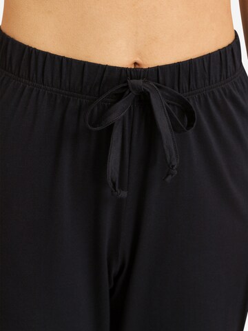 Hanro Pajama Pants 'Cotton Deluxe' in Black