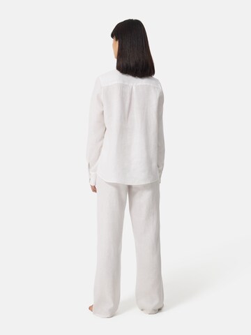 Coupe regular Chemisier CASH-MERE.CH en blanc