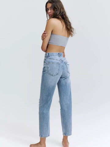 Effilé Jean Pull&Bear en bleu