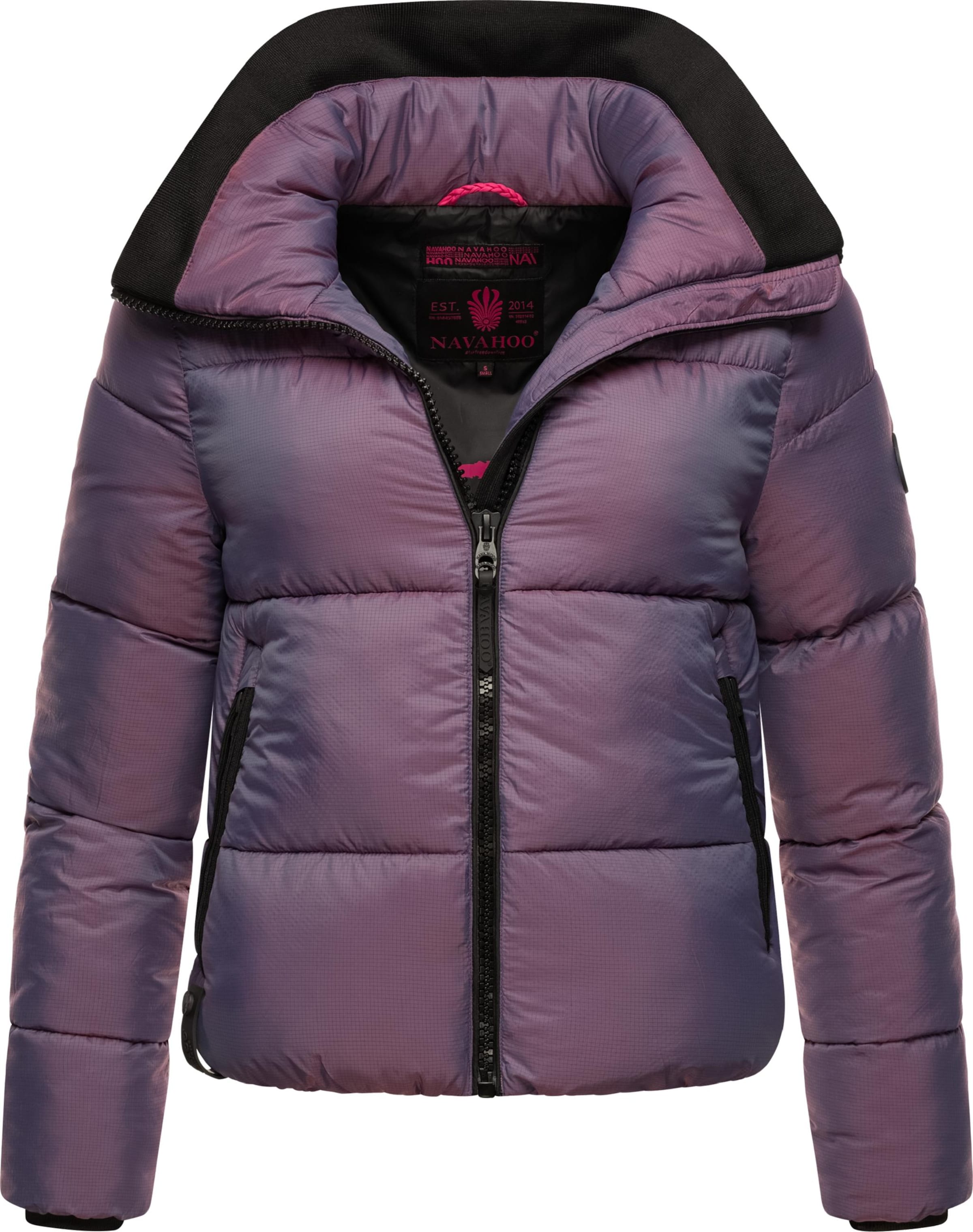 NAVAHOO Зимняя куртка 'Sternschnüppchen' в Лиловый: спереди