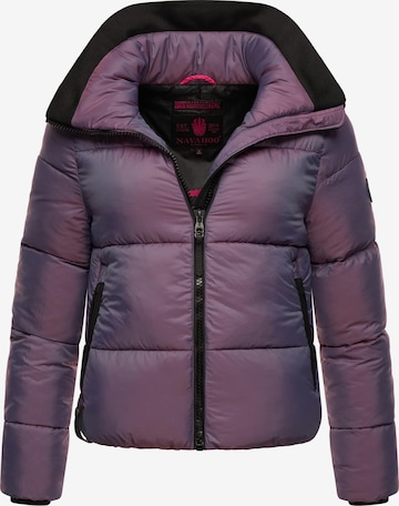 Veste d’hiver 'Sternschnüppchen' NAVAHOO en violet : devant