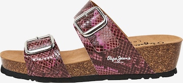 Pepe Jeans Sandals ' DELHI PORT ' in Purple: front