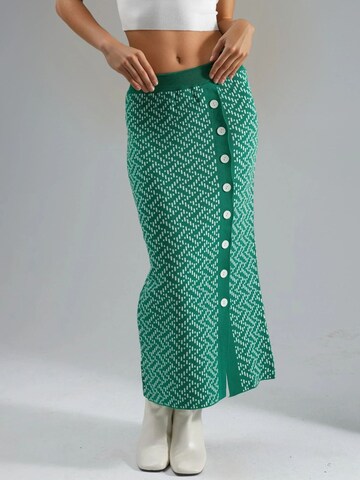 Gonna 'Strickröcke' di My fashion in verde: frontale