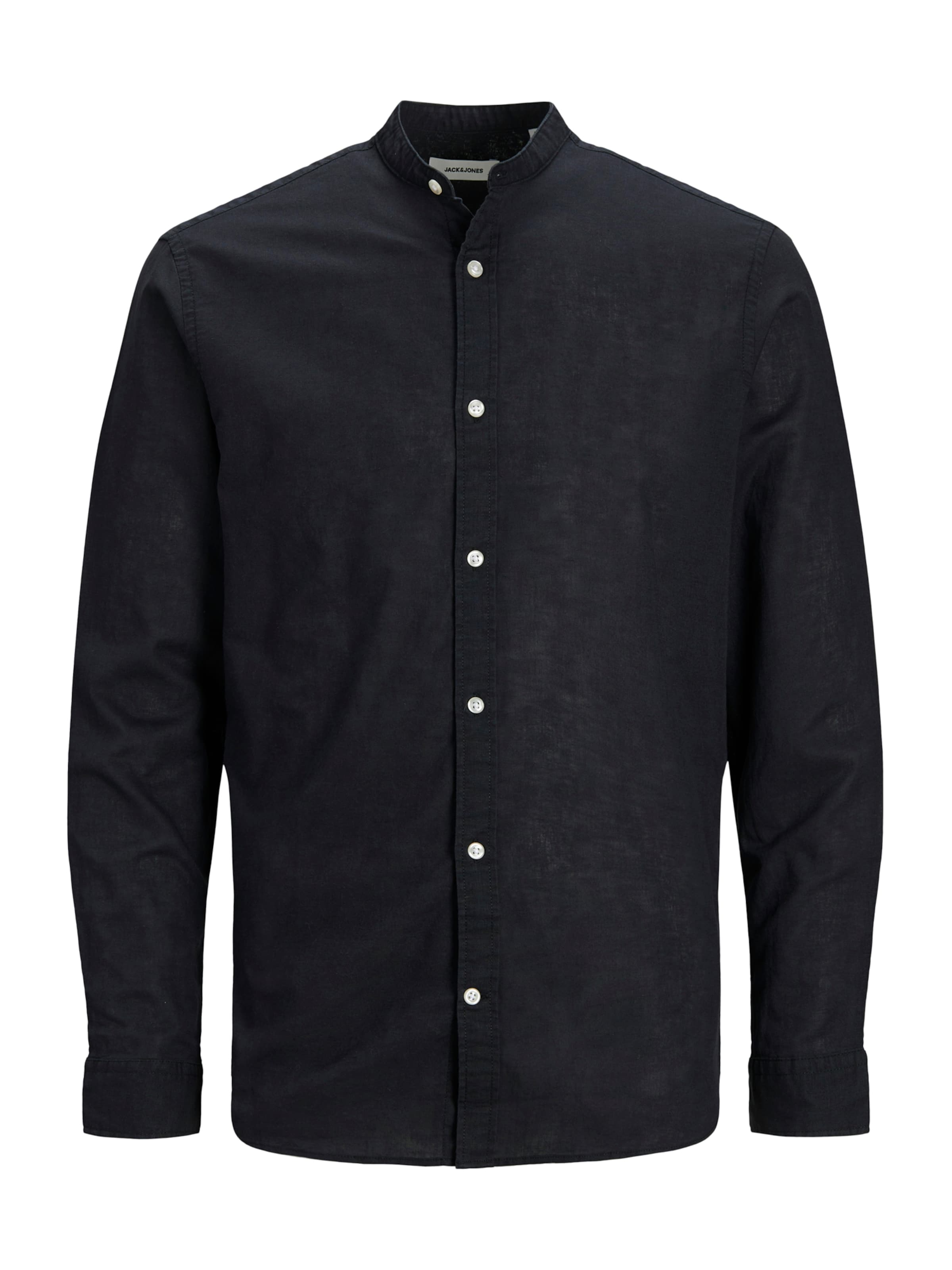 JACK & JONES Tavaline suurus Triiksärk 'JWHSUMMER BAND', värv must: eest vaates