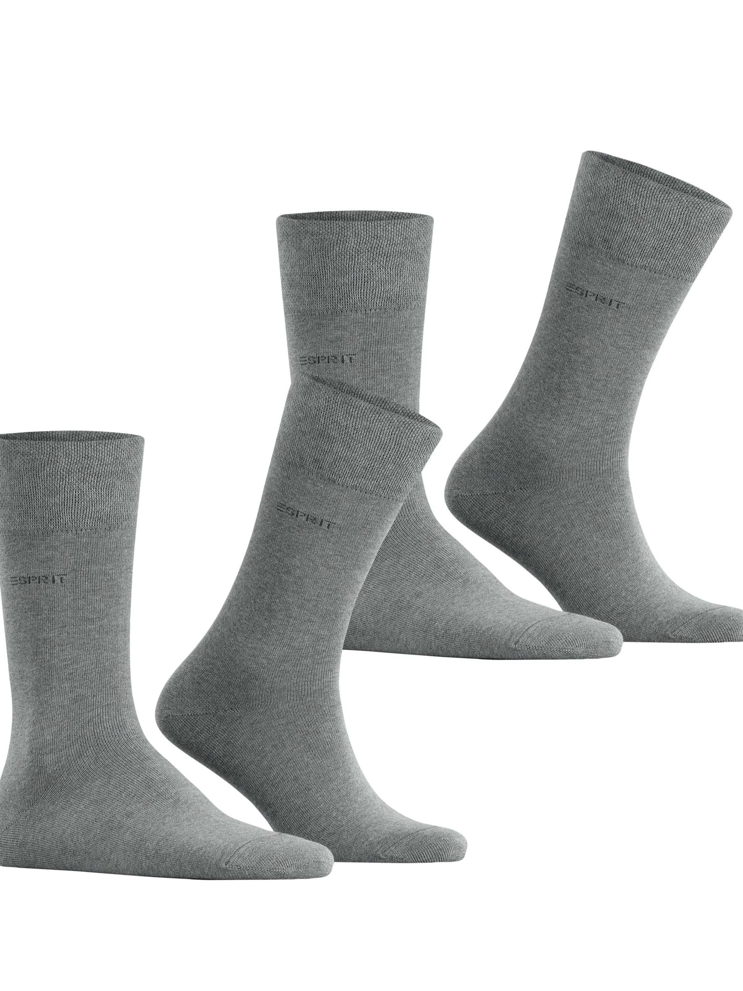 ESPRIT Socks 'Basic Easy 2-Pack' in Grey: front