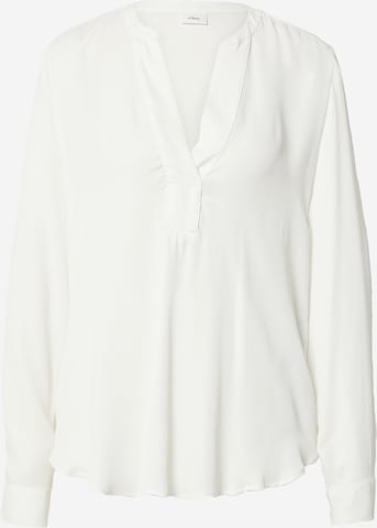 s.Oliver BLACK LABEL Blouse in Wit: voorkant