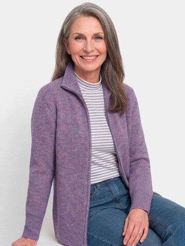 Goldner Knit cardigan in Purple