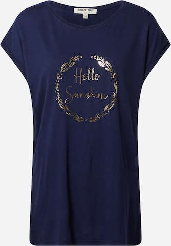 ABOUT YOU Shirts 'Tabea ' in Blau: predná strana