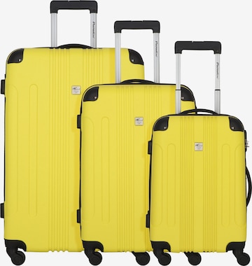Ensemble de bagages 'Rio' CHECK.IN en jaune : devant