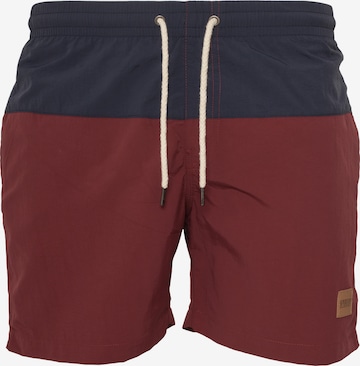 Urban Classics - Bermudas en rojo: frente