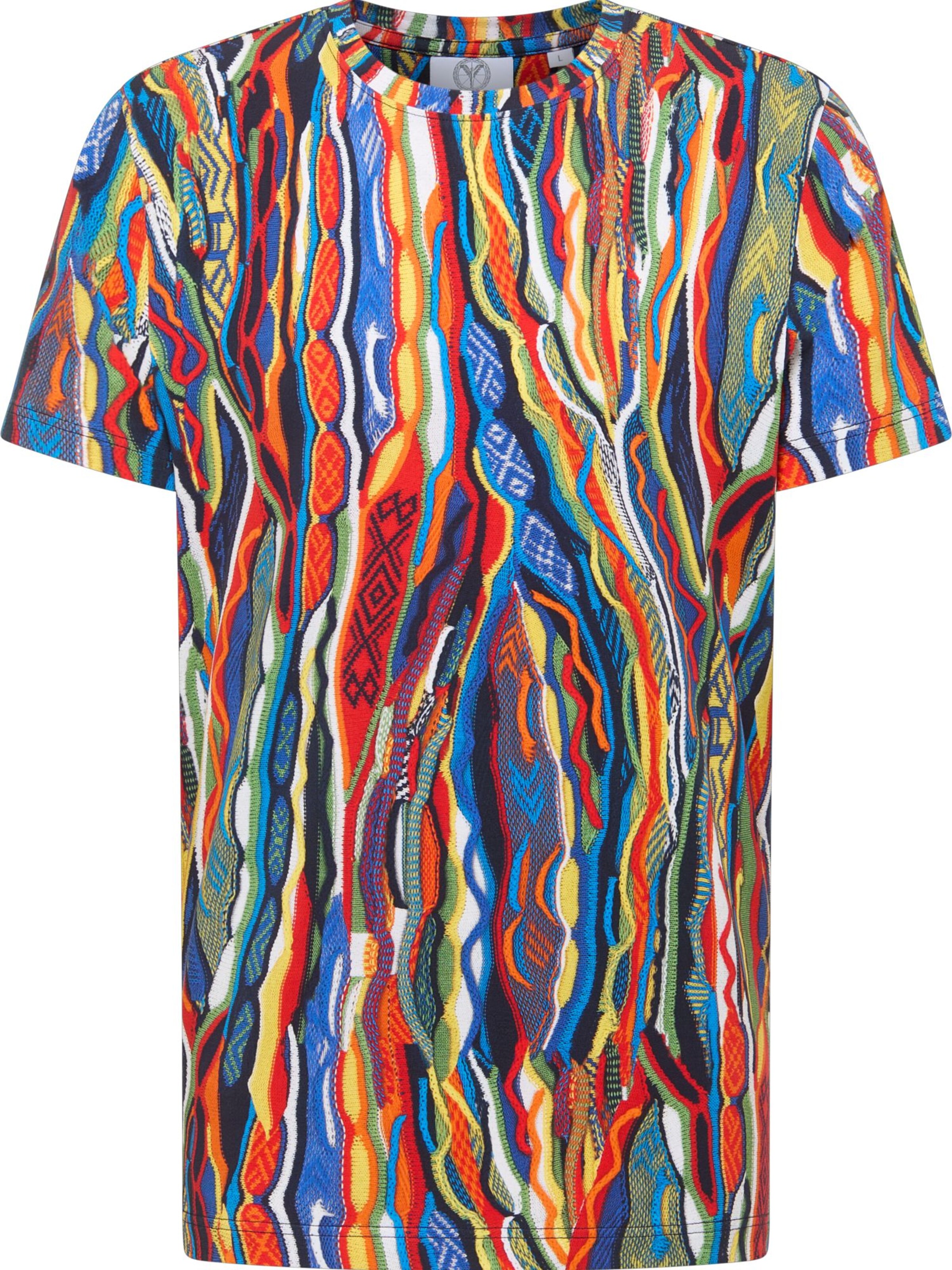 Carlo Colucci T-Shirt 'Fanton' in Blau: Vorderseite