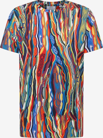 Carlo Colucci T-Shirt 'Fanton' in Blau: Vorderseite