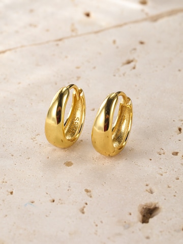 Hey Happiness Ohrringe 'Dome' in Gold