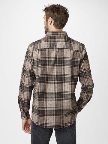 PADDOCKS Regular fit Button Up Shirt in Beige