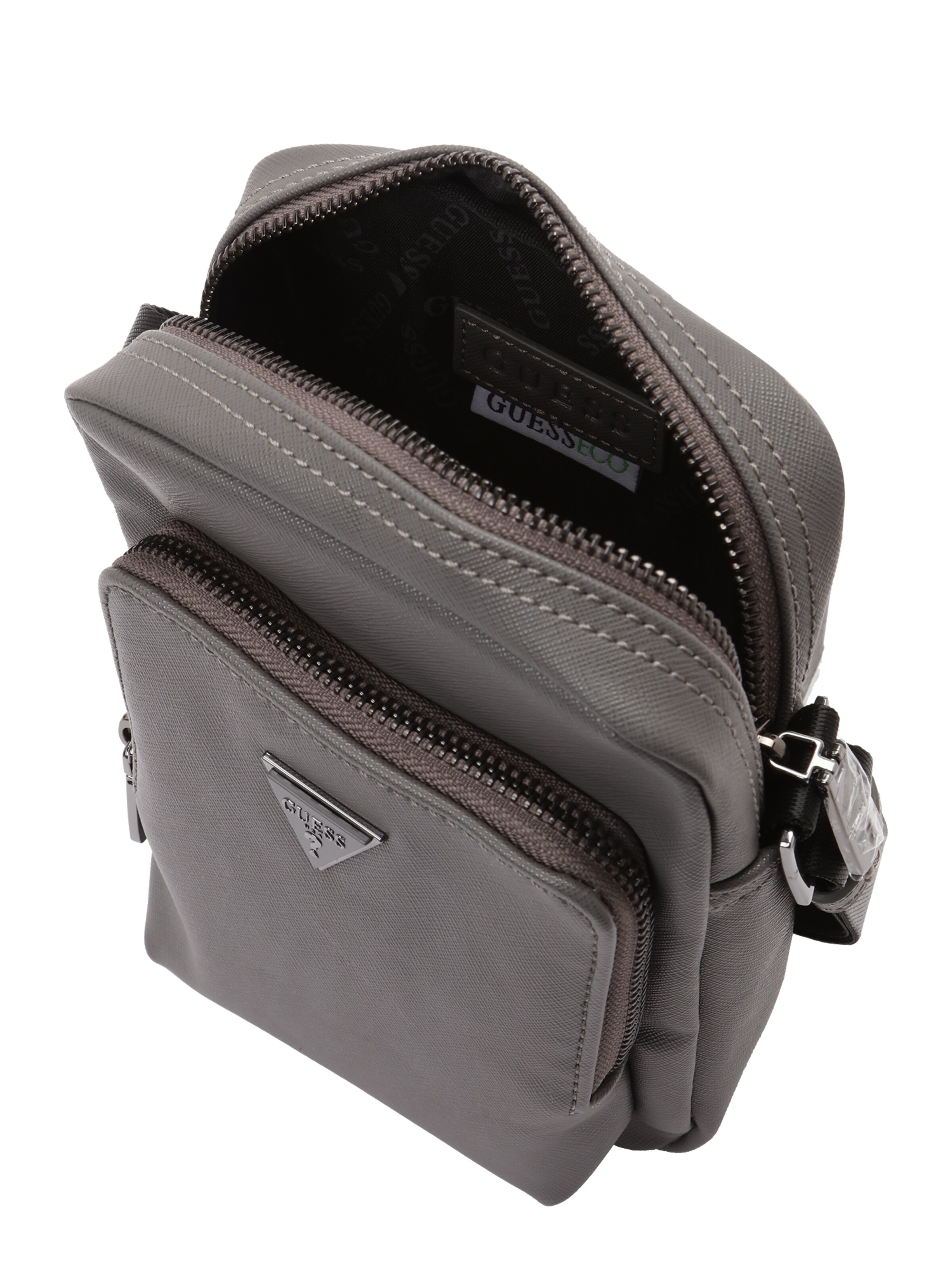 GUESS Torba za čez ramo 'MILANO' | siva barva