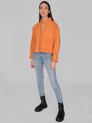 Maze Lederjacke ' 4202123 ' in Orange