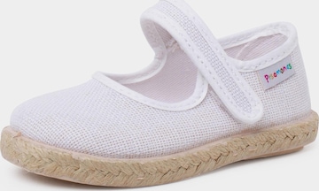 Ballerines Pisamonas en blanc : devant