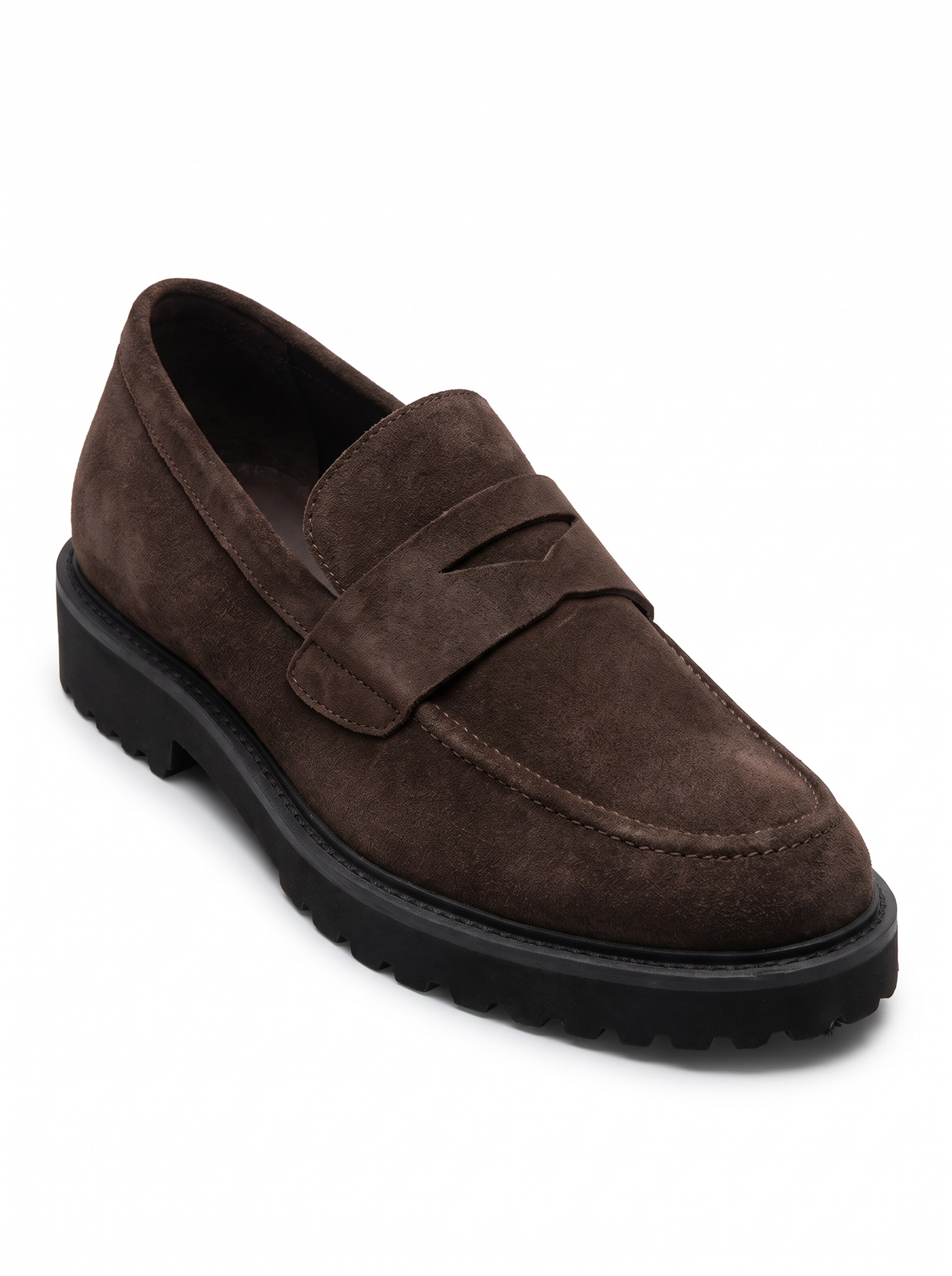 ABOUT YOU Classic Flats 'Jean' in Brown: front