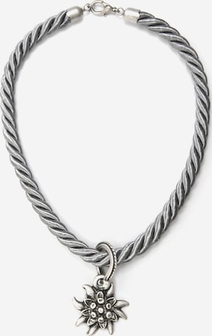 Allgäu Rebell Necklace 'Marlene' in Grey: front