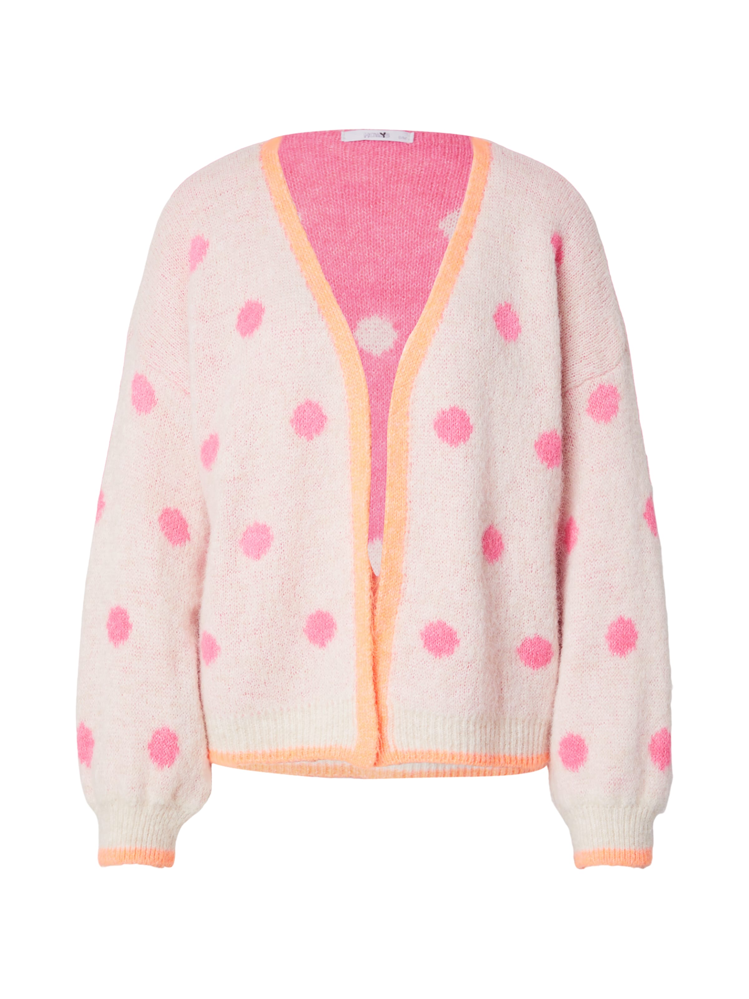 Hailys Cardigan 'Sa44ra' en XS-S en orange clair / rose / rose pastel, Vue avec produit