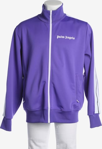 Palm Angels Sweatshirt / Sweatjacke XL in Lila: Vorderseite