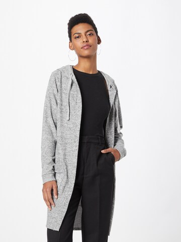 Soccx Knit Cardigan in Grey: front
