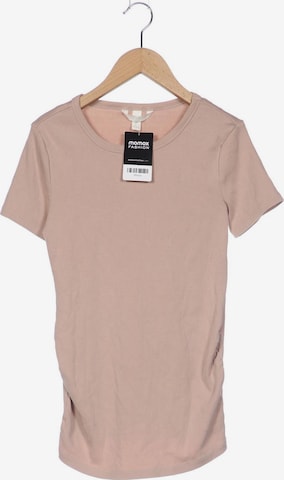 H&M T-Shirt S in Beige: predná strana