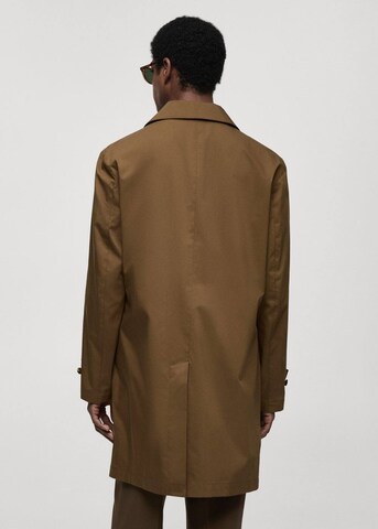 MANGO MAN Between-Seasons Coat 'Chayton' in Brown