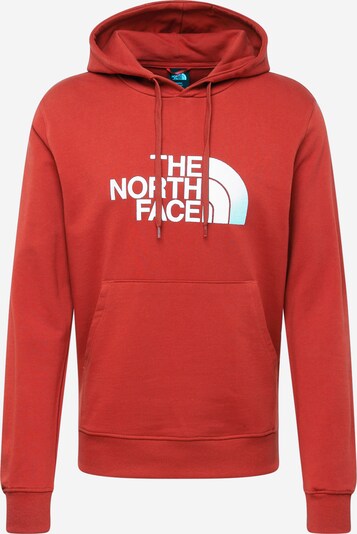 THE NORTH FACE Sweatshirt 'Drew Peak' in mint / rot / weiß, Produktansicht