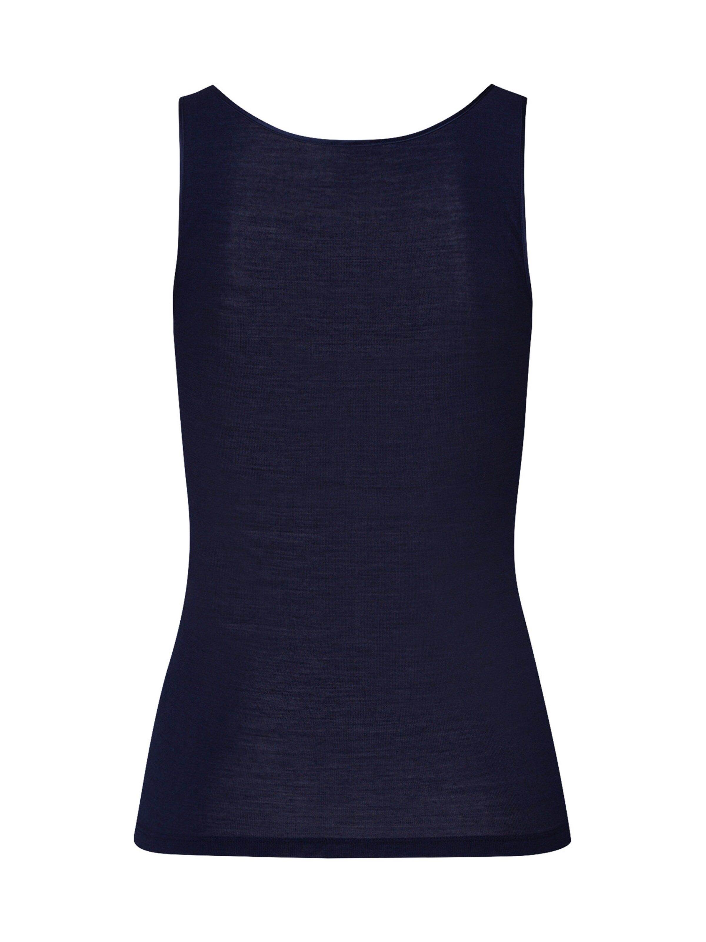 Hanro Top ' Woolen Silk ' in Blauw
