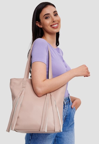 HARPA Shopper in Pink: front