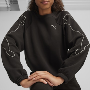 PUMA Sportief sweatshirt 'Motion' in Zwart