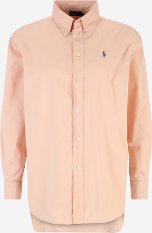 Camicia da donna di Polo Ralph Lauren in arancione: frontale