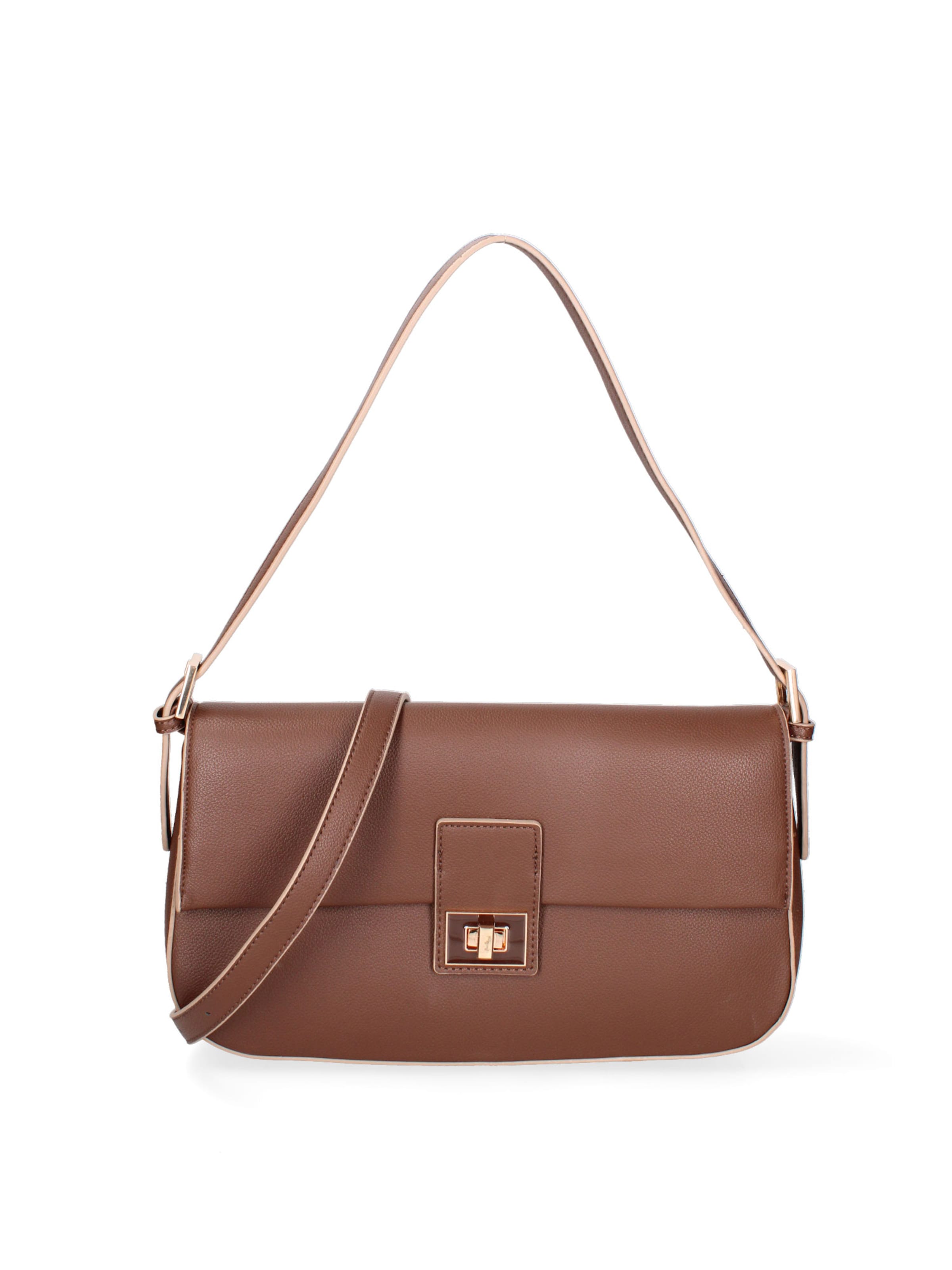 Borsa a spalla 'Borsa a Spalla Donna Calliope Ecopelle - Chiusura Girello' di Diana&Co. in beige