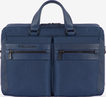 Borsa portadocumenti 'S117' di Piquadro in blu: frontale