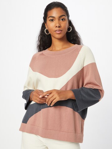 ARMEDANGELS Sweater 'Japandi' in Pink: front