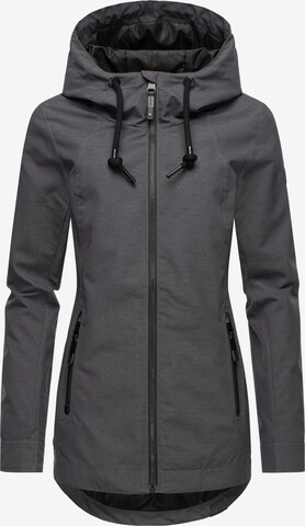 Ragwear Performance Jacket 'Zuzka' in Grey: front