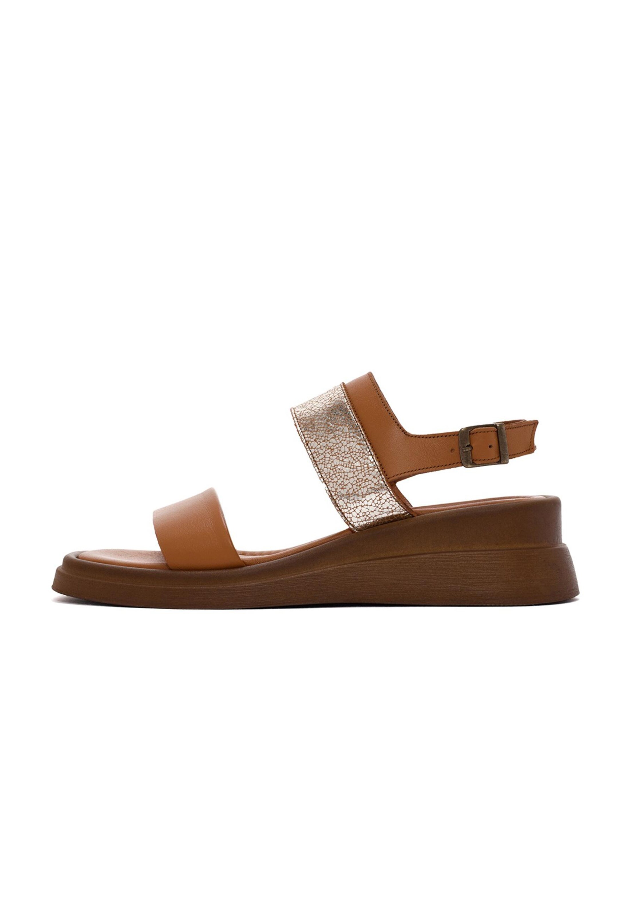 Derimod Sandaal in Bruin: voorkant